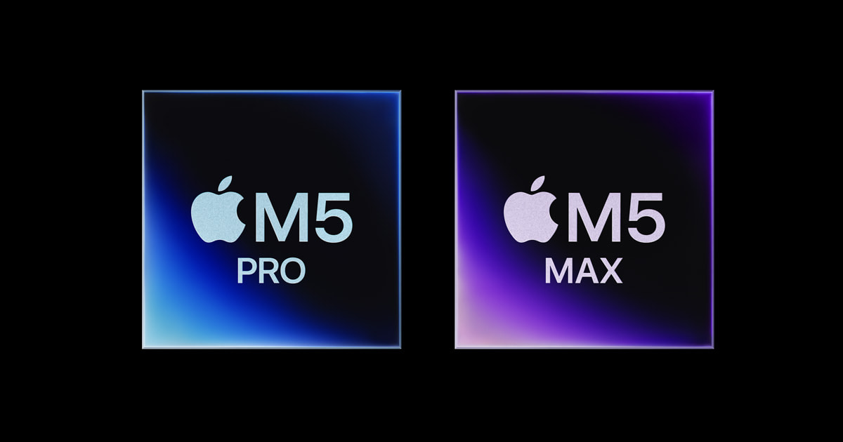 Apple presenteert M5 Pro en M5 Max: Meer power voor veeleisende professionele workflows
