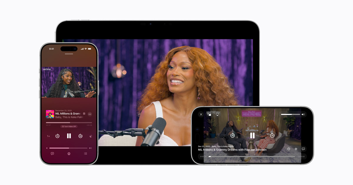 Apple introduceert videopodcasts in Apple Podcasts
