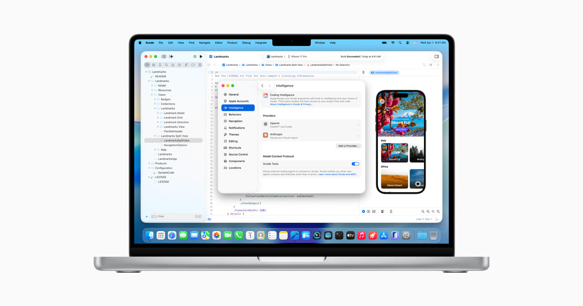Xcode 26.3 maakt agentic coding mogelijk
