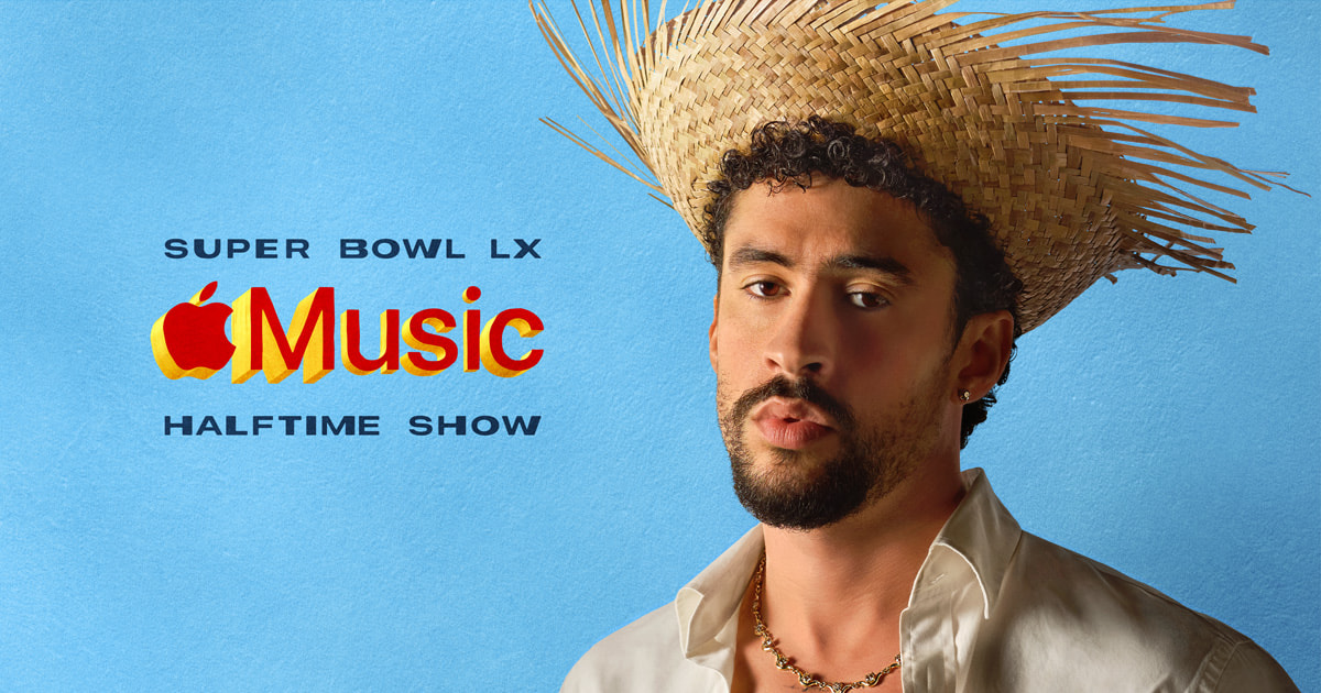 Apple Music presenteert Bad Bunny’s Road to Halftime voorafgaand aan Super Bowl LX
