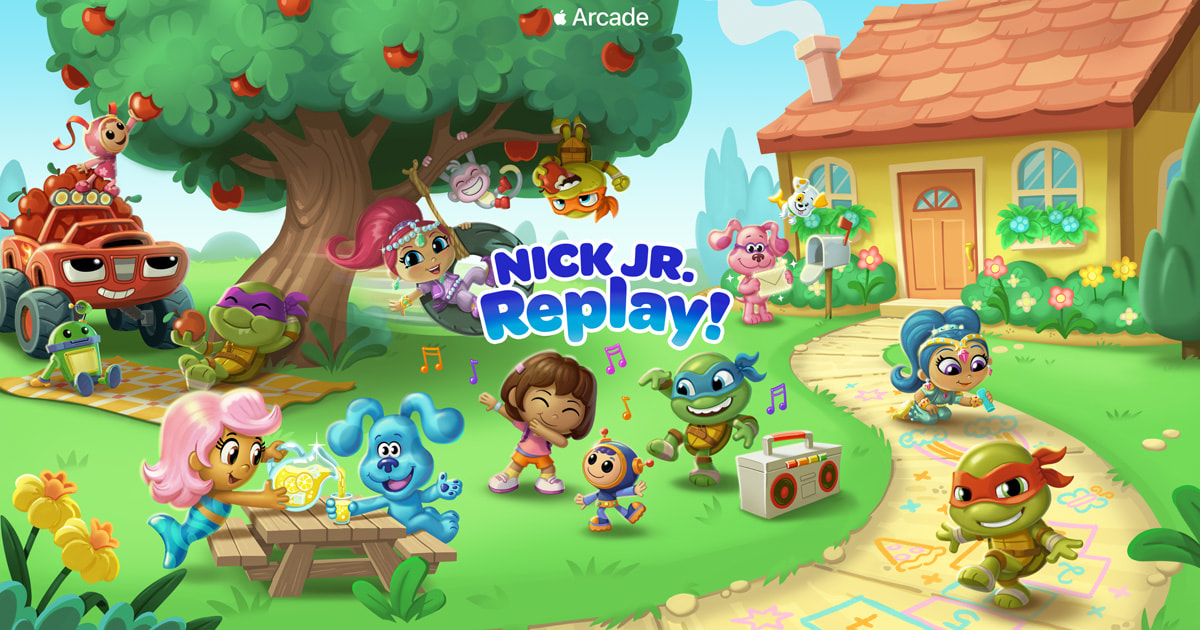 Vanaf 7 mei staat Nick Jr. Replay! in Apple Arcade, voor eindeloos speelplezier voor het hele gezin
