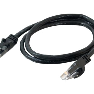 C2G Cat6 Booted Unshielded (UTP) Network Patch Cable zwart