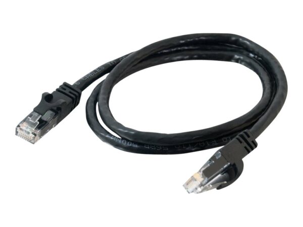 C2G Cat6 Booted Unshielded (UTP) Network Patch Cable zwart
