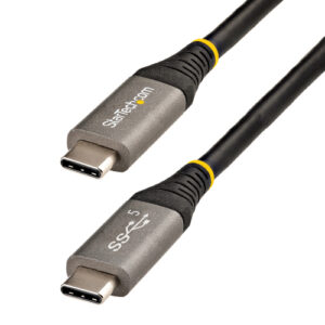 StarTech.com 2m USB-C Kabel, USB 5Gbps, 100W (5A) Power Delivery, 4K 60Hz DP Alt Mode, TPE Mantel - Thunderbolt Compatibel